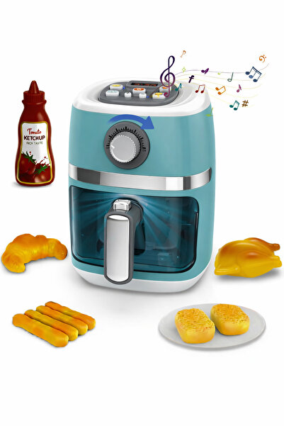 OEM Interactive Air Fryer with Lights and Sounds, Kitchen Set with Food Inclu...