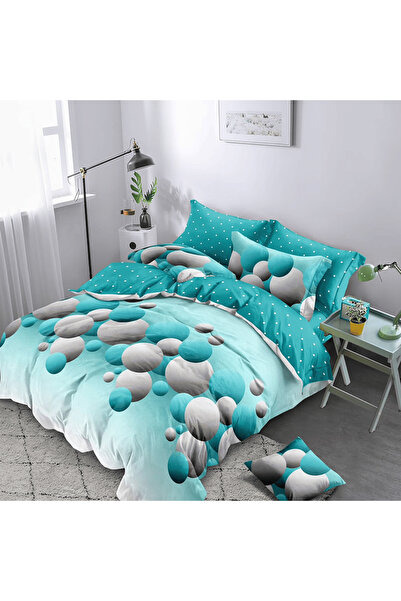 Pucioasa Duvet Cover Set with Stretchy for double bed, Finet YoYo, 6 pieces, ...