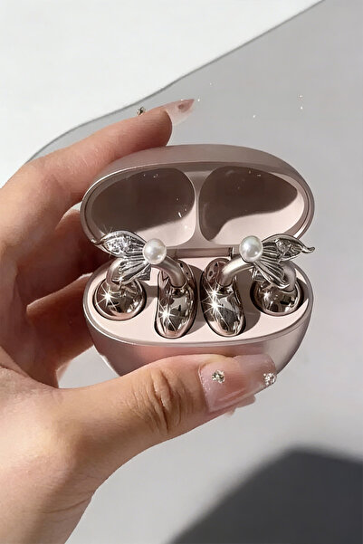 Shylyn 2 Adet Platin Kaplama Bluetooth Kulaklık Süs Aparatı (Kulaklık Dahil D...