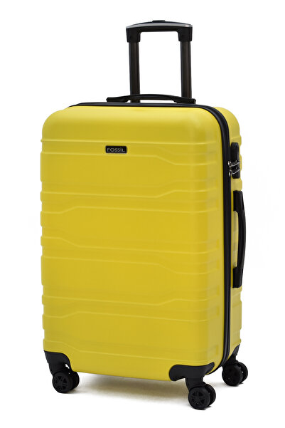 Fossil Orta Boy Valiz Sarı 123X – Ultra Hafif, Geniş Hacimli, 360° Sessiz Tek...