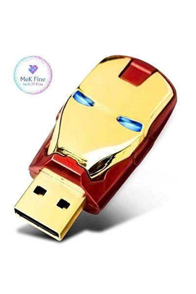 MeK Fine USB Памет,2TB, Златист/Червен