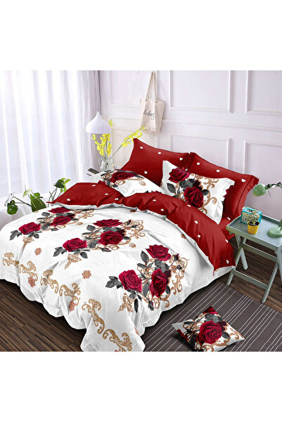 Pucioasa Duvet Cover Set with Stretchy for double bed, Finet YoYo, 6 pieces, ...