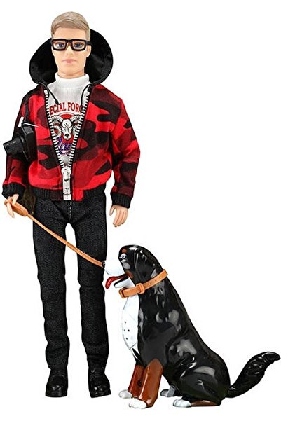 Toi-Toys Papusa Lucas cu accesorii si caine, cu sunete, Toi-Toys, 32 x 26 x 8 cm