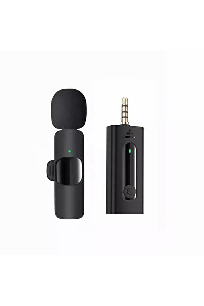 Avaleea Microfon Lavaliera Wireless, 1 Microfon si 1 Receptor 3.5 mm, Autonom...