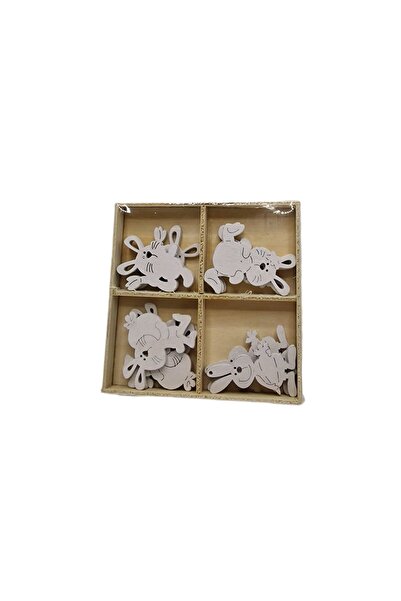 decotoys Ornament Lemn 12/set Paste