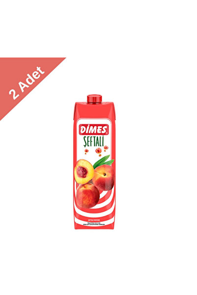 Dimes Şeftali Meyve Suyu (1 L) x 2 Adet
