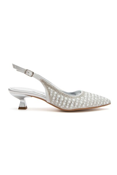 La Vivien Women's Stylish Embroidered Wedding Dress Evening Dress Shoes
