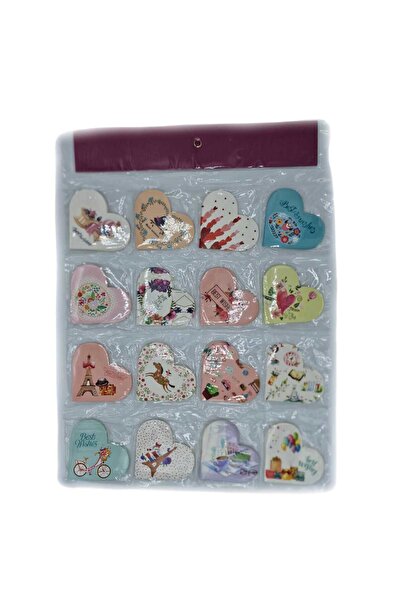 decotoys Mini felicitari inima 96 /set