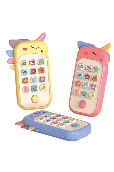 Avaleea Interactive Toy Smart Phone, Unicorn Model, Educational, Musical and ...