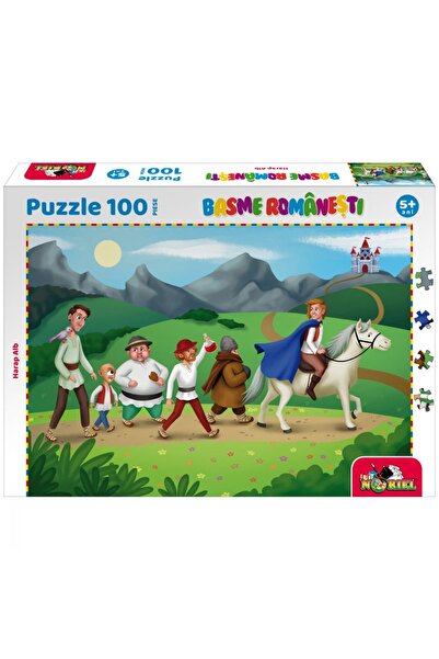 Noriel Puzzle 100 pieces, Romanian Fairy Tales, The Story of Harap Alb