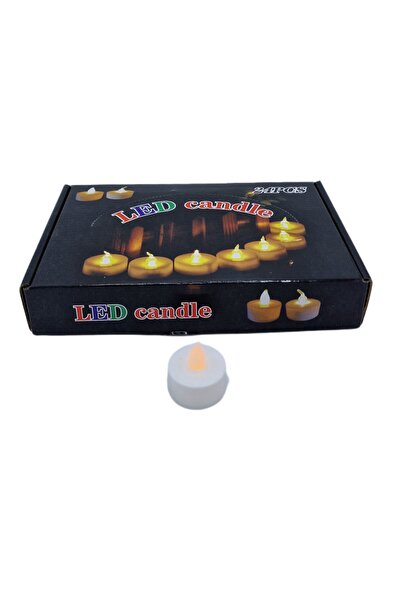 decotoys Lumanari led 24/set lumina rece