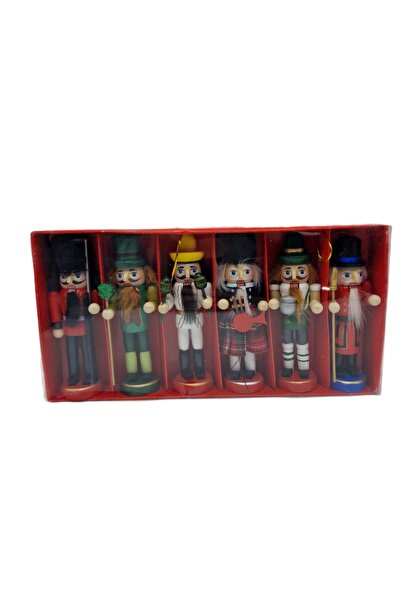 decotoys Soldat din lemn 6/set 12cm