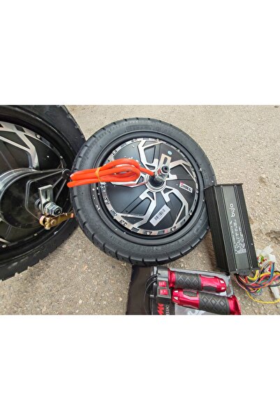Arzu / Monero 60V 72V 3000WATT arka motor kitti komple 16x3.00 dubleks lastik li
