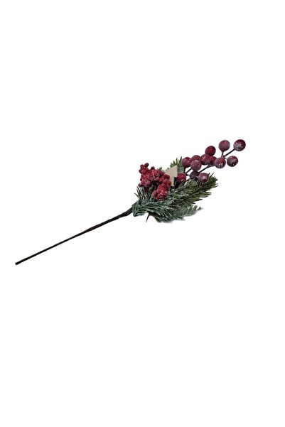 decotoys Crengi cu bobite rosii 34cm