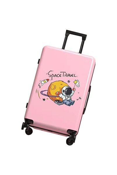 Avaleea Troler de calatorie, 56 x 35 x 22 cm, 4 roti, maner reglabil, abs, bl...