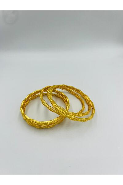 Arjwan Accessories High-quality gold-plated bracelets with a one-year color g...