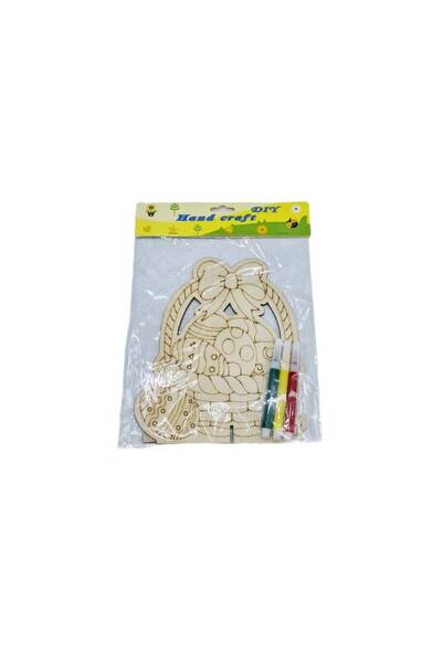 decotoys Figurina lemn de pictat paste