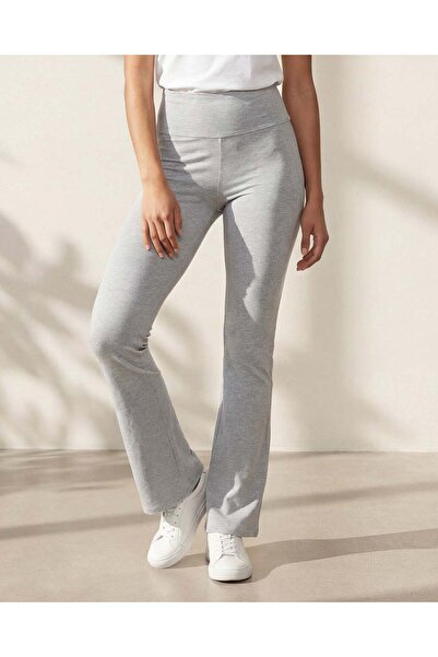 REDTAG Women Grey Long Length Leggings