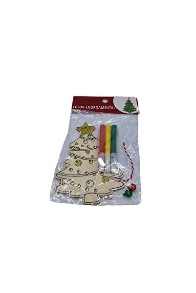 decotoys Figurina lemn de pictat brad 1ps