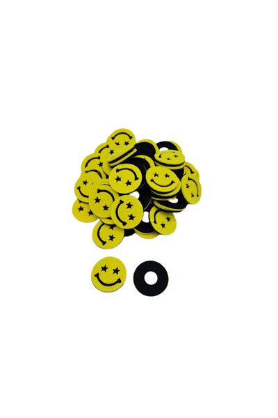 decotoys Figurina fetru smiley 50/set
