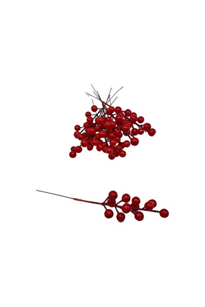 decotoys Crengi cu bobite rosii 50/set S