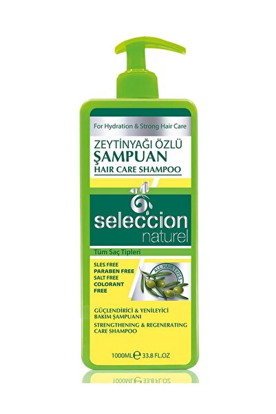 Seleccion Naturel Zeytinyağlı Şampuan 1000 ml – Besleyici & Nemlendirici Saç ...