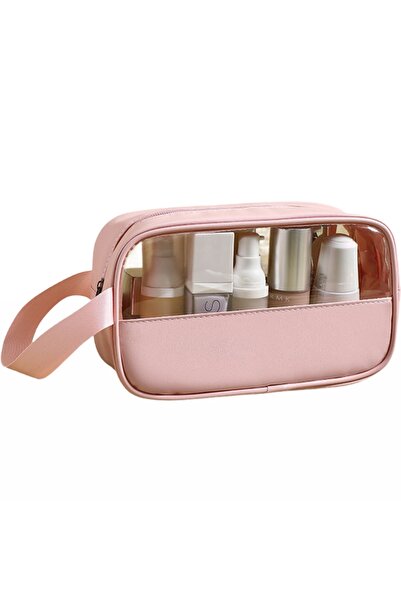 Avaleea Cosmetic bag, for travel or organization, 22 x 12 x 8 cm, pink