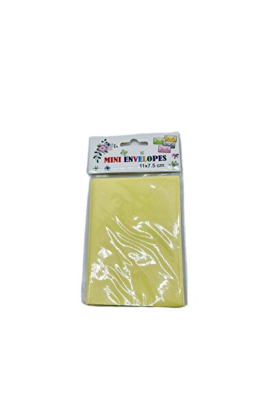 decotoys Plic hartie pentru Martisor 25/set galben