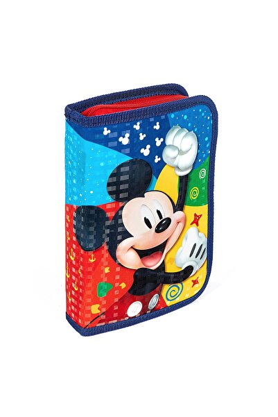 OEM School textile pencil case, 1 compartment, Mickey Mouse, 21 cm