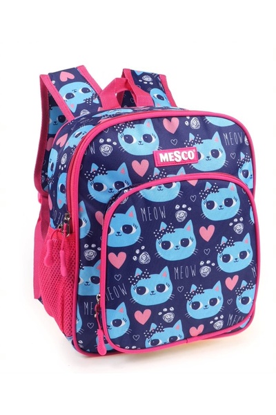 Mesco Kindergarten bag with cats2 compartments 32X26X10 cm