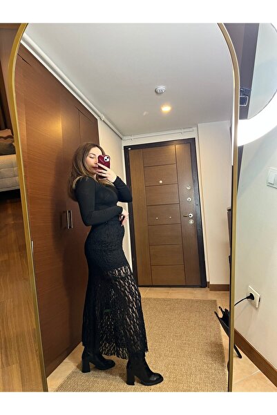 İdilSivriCo Dantelli Uzun Etek