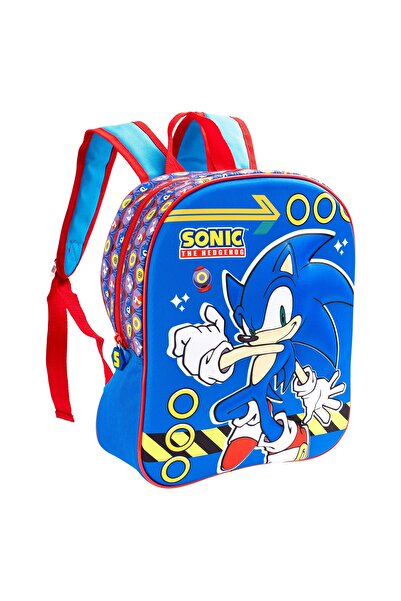 OEM Ghiozdan gradinita 3D, 1 compartiment, Sonic, 33,5 x 27 x 10,5 cm