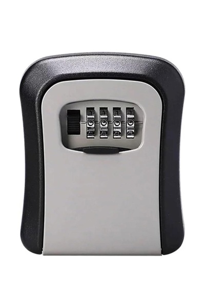 Avaleea Password Key Box, Aluminum Alloy and Plastic, 4-Digit Code, Waterproo...