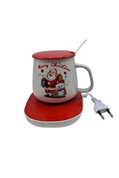 decotoys Cana ceramica de Crăciun cu încălzitor