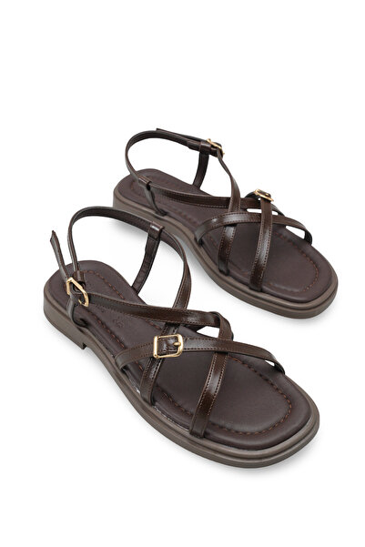 Riccon Women's Sandals 00121002 Brown Rustic