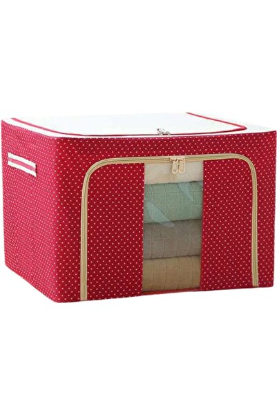 Avaleea Foldable Storage Box, with Zipper, 100 L, Textile, 60x42x40 cm, One W...