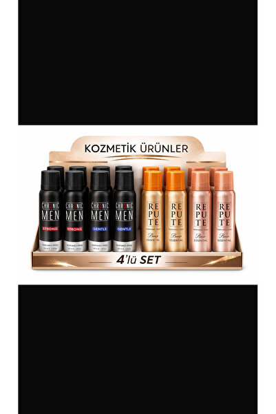 Chronic Deodorant kadın erkek Repute 32 adet Set