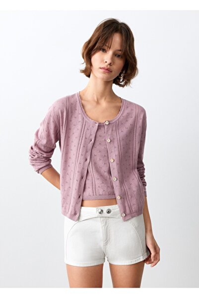 Mango Teen Dikiş detaylı mini şort