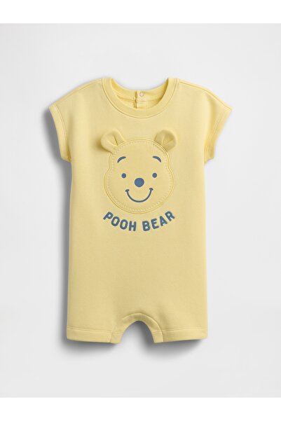 GAP Bebek Sarı Winnie The Pooh VintageSoft Shorty Tulum
