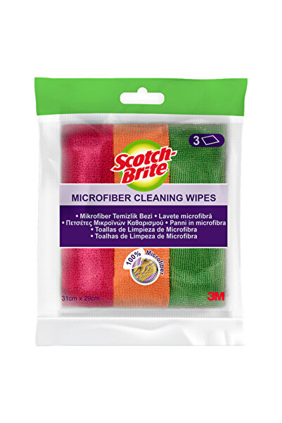 Scotch Brite قطعة قماش من الألياف الدقيقة 3 قطع 3 قطع