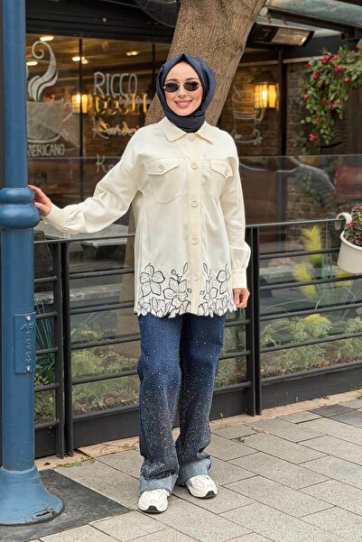 Kayra Ceket KY-B26-73019 Ekru