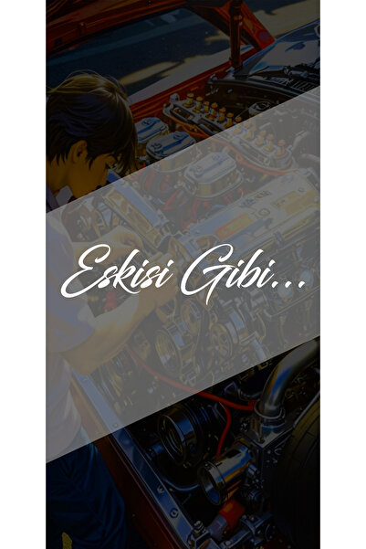 sticker Eskisi Gibi Yazı 20x5Cm Etiketçilere Özel Araba-motor-laptop Hologram...