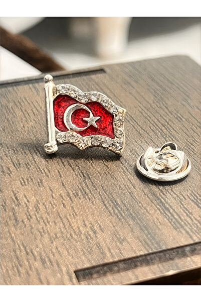 WALDORF TÜRK BAYRAĞI YAKA ROZETİ ÖZEL İŞLEME