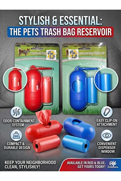 TheLJHub حقيبة قمامة للحيوانات الأليفة