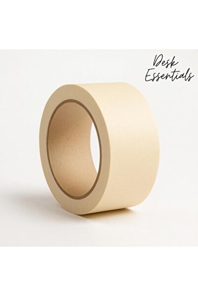 Generic Masking Tape - 24 Rolls | 48mm x 25 Yards Durable Multi-Purpose Tape for Painting, Crafting, Labelin