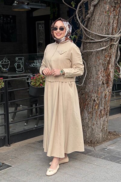Kayra Skirt Suit Ka-B26-16034 Stone