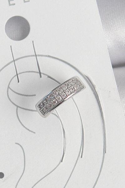 online kapsulavm avm alışveriş Brass Silver Color Zircon Stone Cartilage Mode...