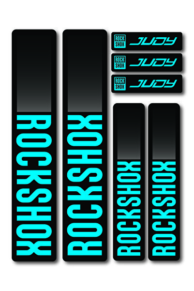 ca kay bu RockShox Judy Maşa Sticker Seti 25x5 cm