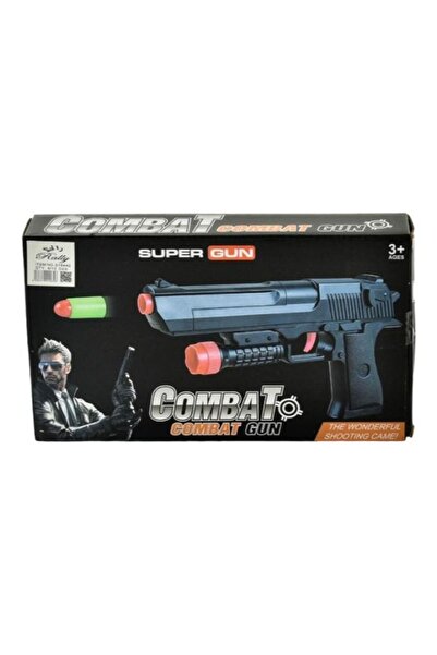 Rally Soft Bullet Blaster Combat Gun Real Feel Pistol Toy