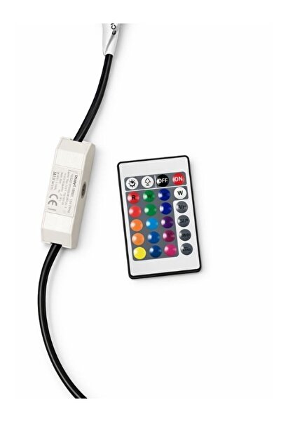GÜMRÜK BEY 5-24V 24 Anahtar RGB LED Işık Şeridi Kablosuz Uzaktan Kumanda ve M...
